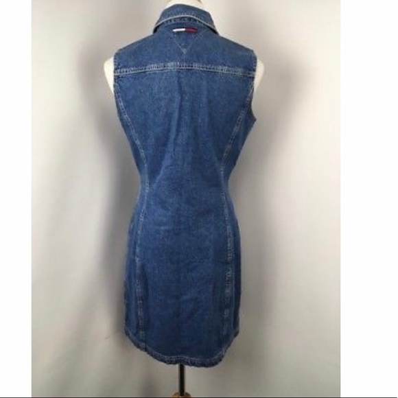Vintage 90s Tommy Hilfiger Denim Shirt Dress - Picture 5 of 7